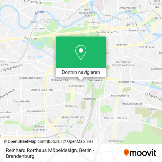 Reinhard Rotthaus Möbeldesign Karte