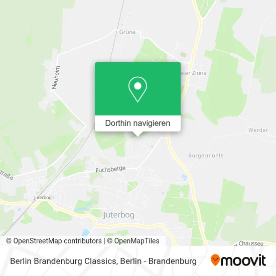 Berlin Brandenburg Classics Karte