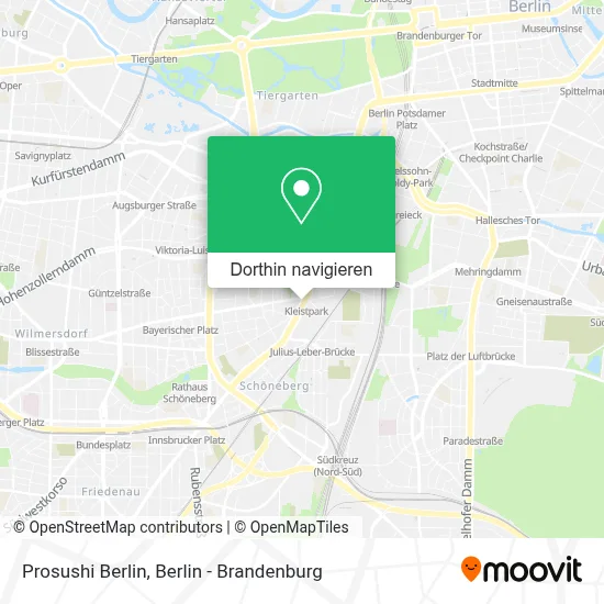 Prosushi Berlin Karte