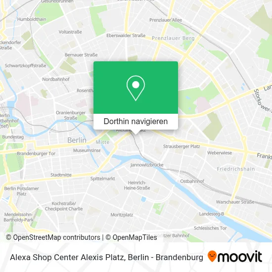 Alexa Shop Center Alexis Platz Karte