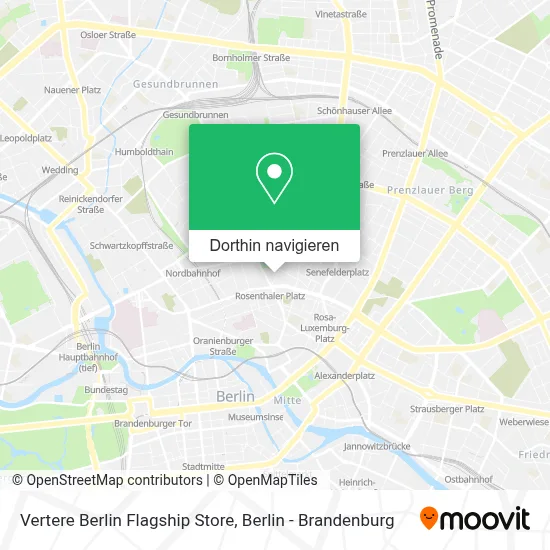 Vertere Berlin Flagship Store Karte