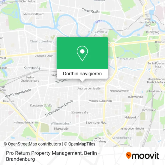 Pro Return Property Management Karte