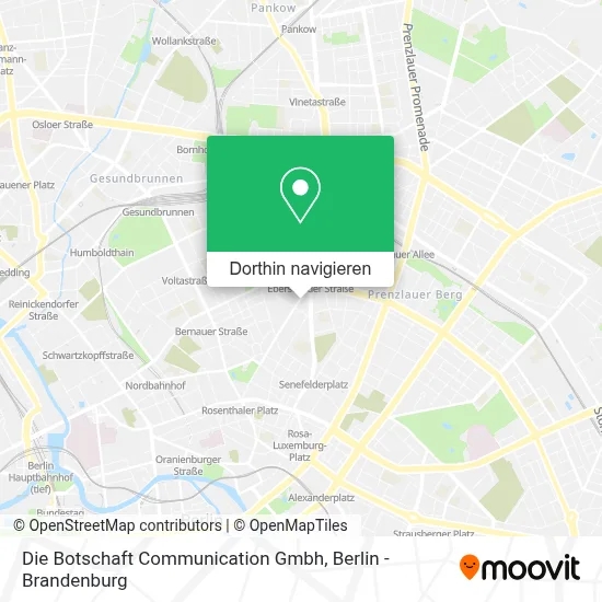Die Botschaft Communication Gmbh Karte