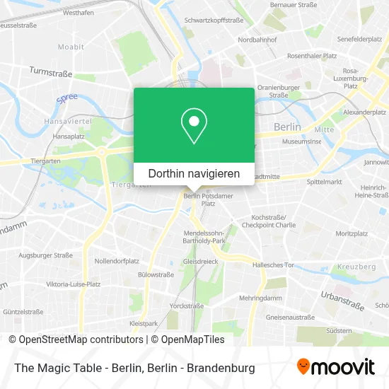 The Magic Table - Berlin Karte