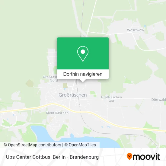 Ups Center Cottbus Karte