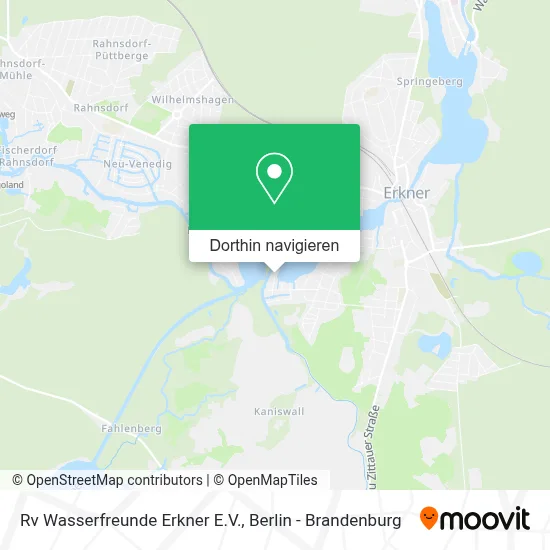 Rv Wasserfreunde Erkner E.V. Karte