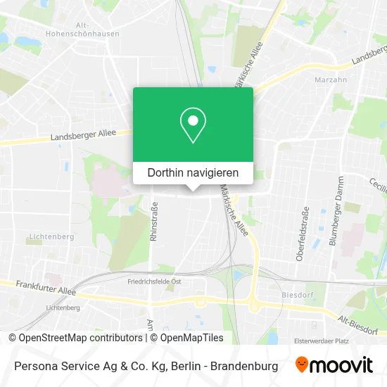 Persona Service Ag & Co. Kg Karte