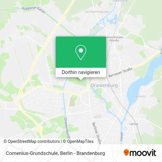 Comenius-Grundschule Karte