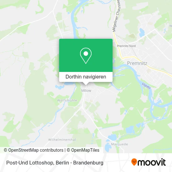 Post-Und Lottoshop Karte