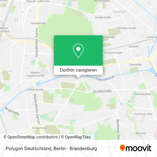 Polygon Deutschland Karte