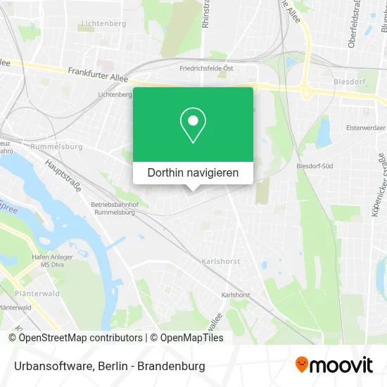 Urbansoftware Karte