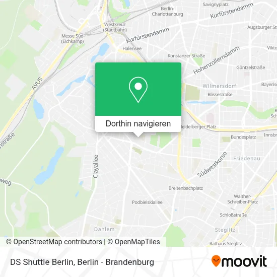 DS Shuttle Berlin Karte