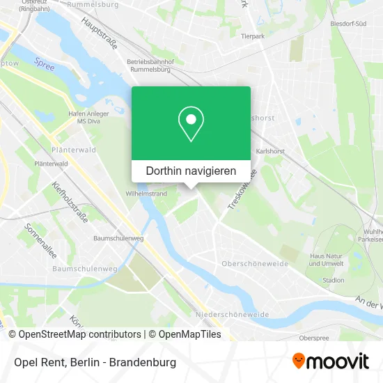 Opel Rent Karte