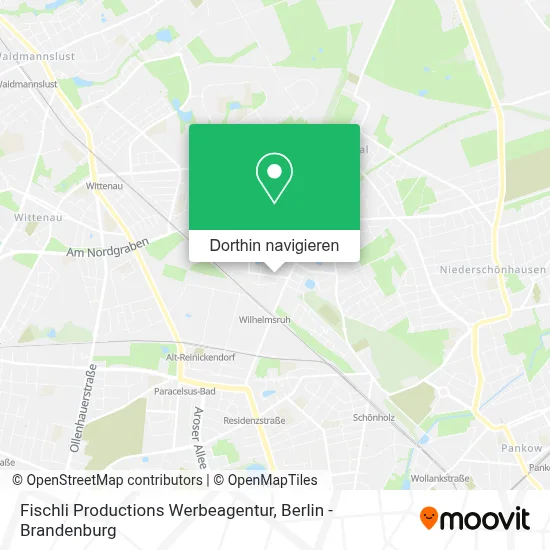 Fischli Productions Werbeagentur Karte