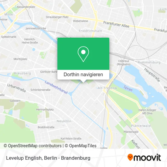 Levelup English Karte