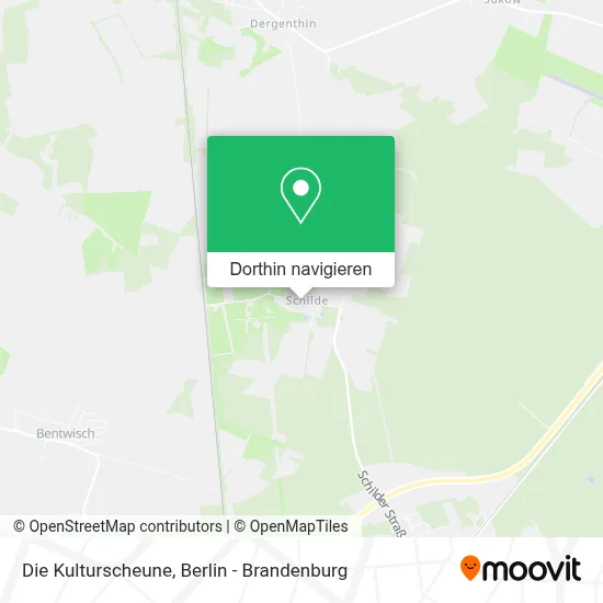 Die Kulturscheune Karte