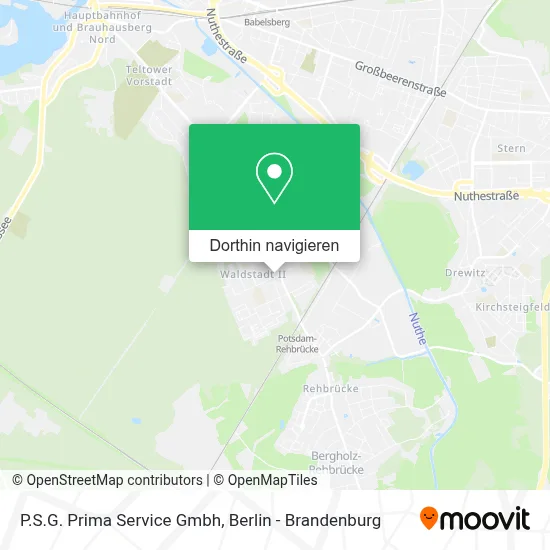 P.S.G. Prima Service Gmbh Karte