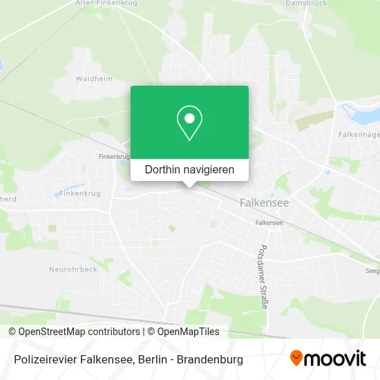 Polizeirevier Falkensee Karte
