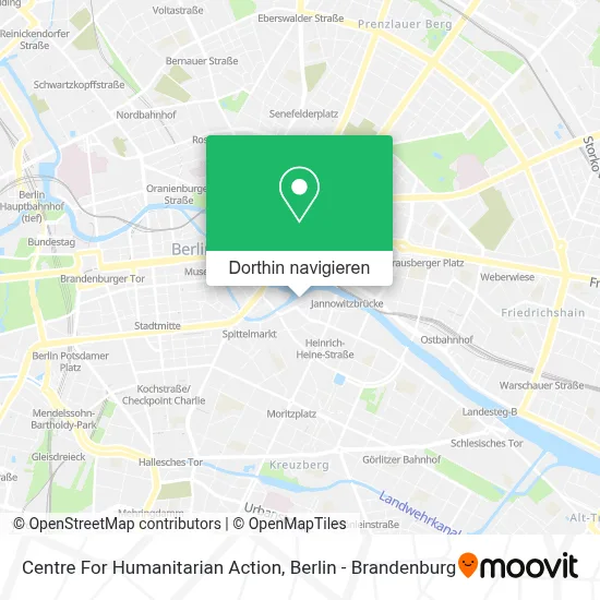 Centre For Humanitarian Action Karte