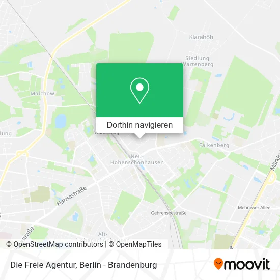 Die Freie Agentur Karte