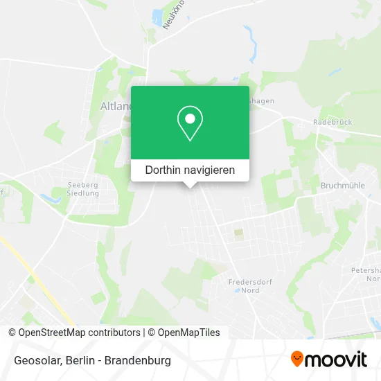 Geosolar Karte
