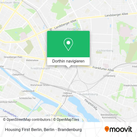 Housing First Berlin Karte