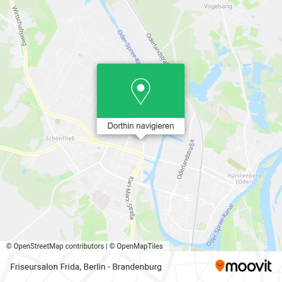 Friseursalon Frida Karte