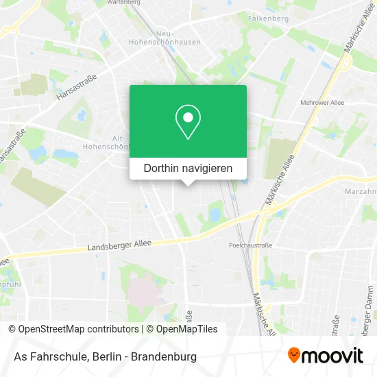 As Fahrschule Karte