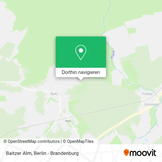 Baitzer Alm Karte