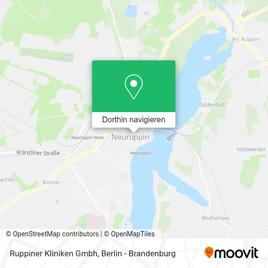 Ruppiner Kliniken Gmbh Karte