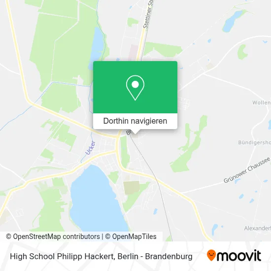 High School Philipp Hackert Karte