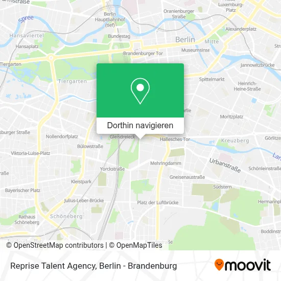 Reprise Talent Agency Karte