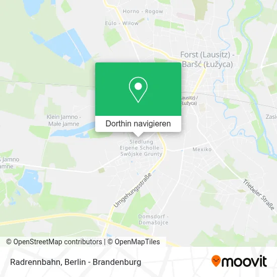 Radrennbahn Karte