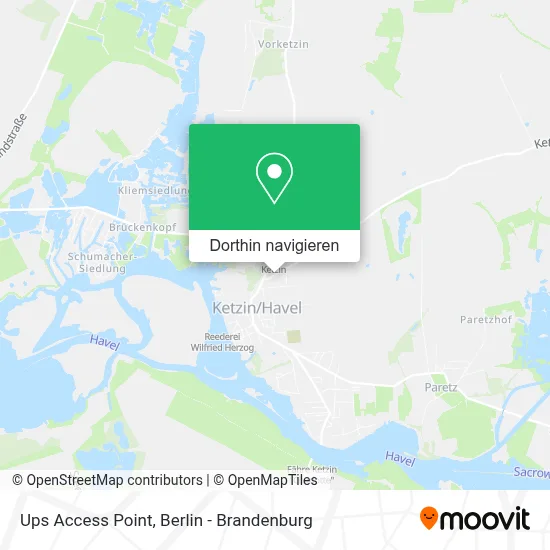 Ups Access Point Karte