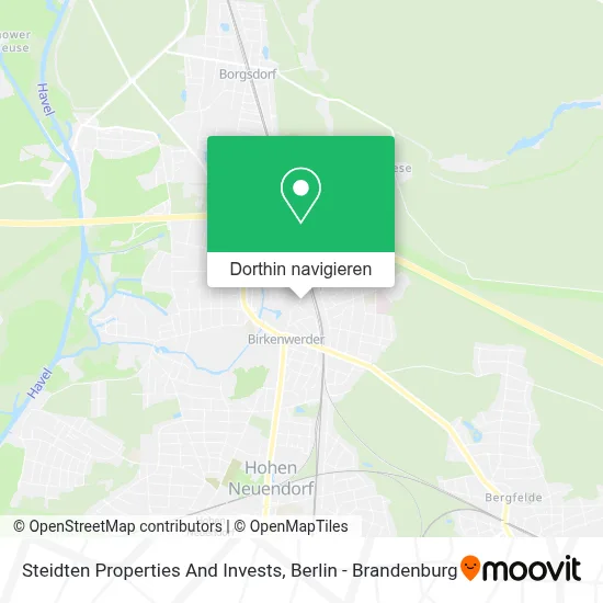 Steidten Properties And Invests Karte