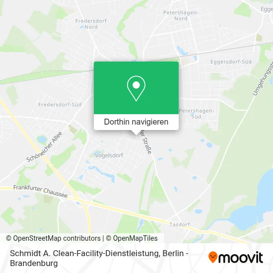 Schmidt A. Clean-Facility-Dienstleistung Karte