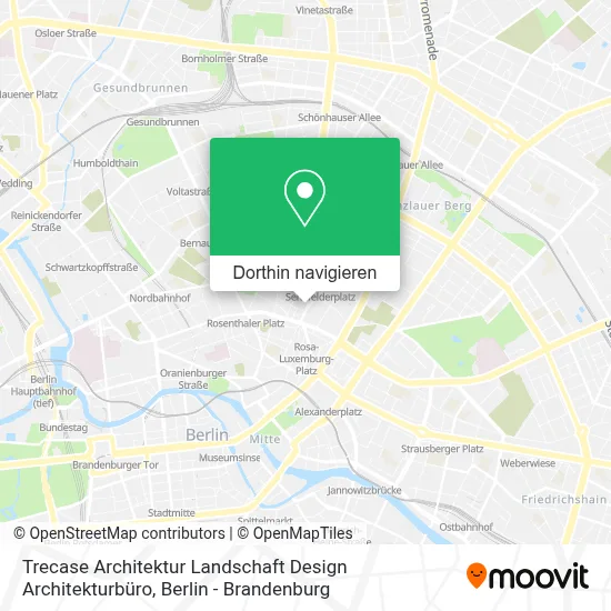 Trecase Architektur Landschaft Design Architekturbüro Karte