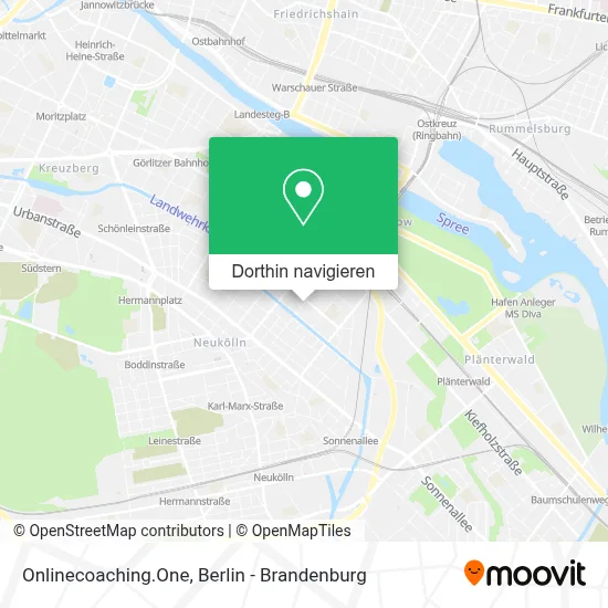 Onlinecoaching.One Karte