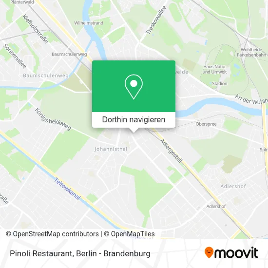Pinoli Restaurant Karte