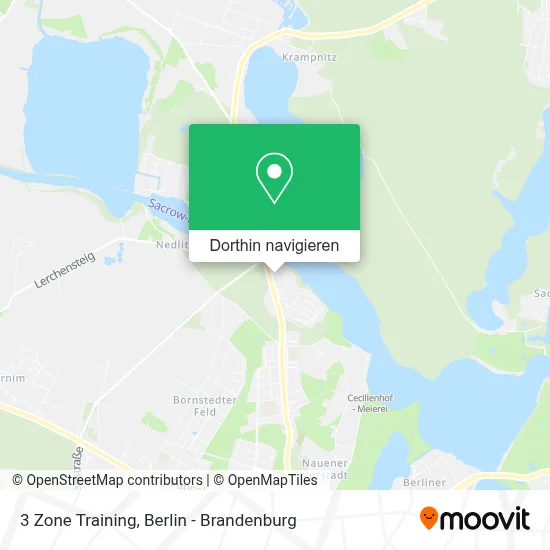3 Zone Training Karte