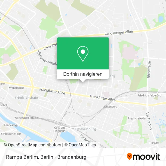 Rampa Berlim Karte