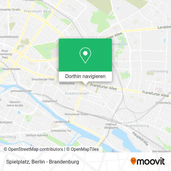 Spielplatz Karte