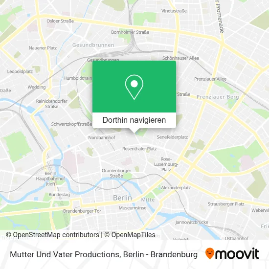 Mutter Und Vater Productions Karte