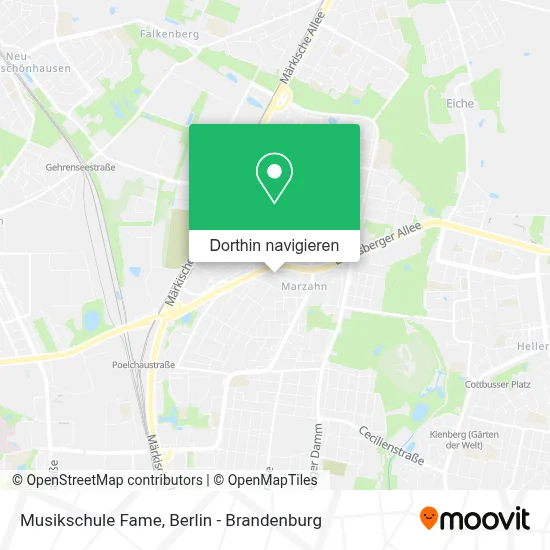 Musikschule Fame Karte