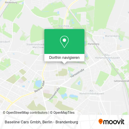Baseline Cars Gmbh Karte
