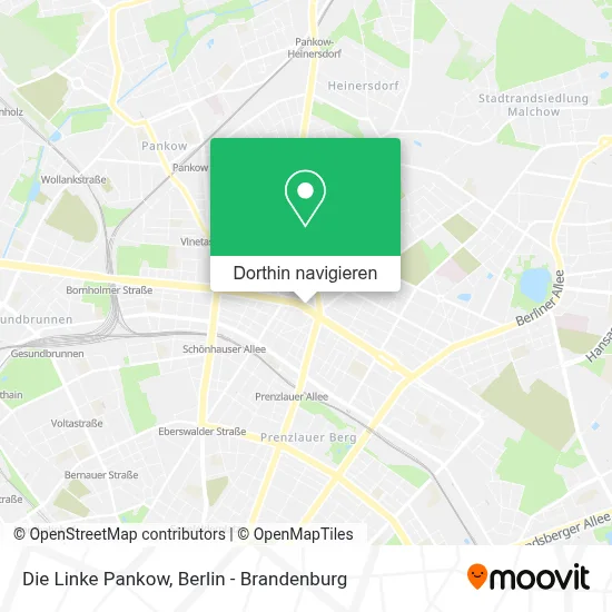 Die Linke Pankow Karte