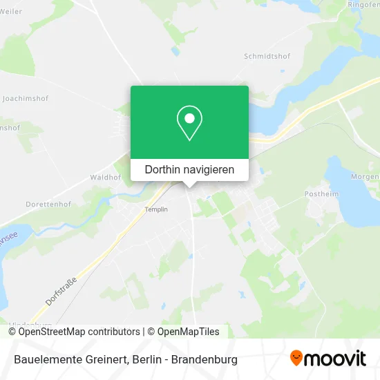 Bauelemente Greinert Karte