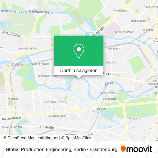 Global Production Engineering Karte