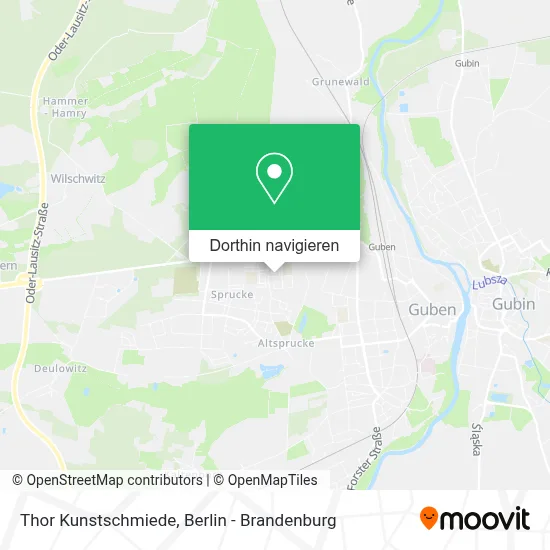 Thor Kunstschmiede Karte