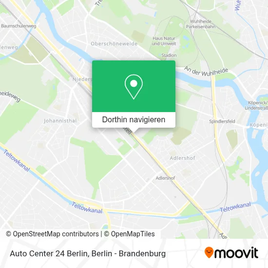 Auto Center 24 Berlin Karte